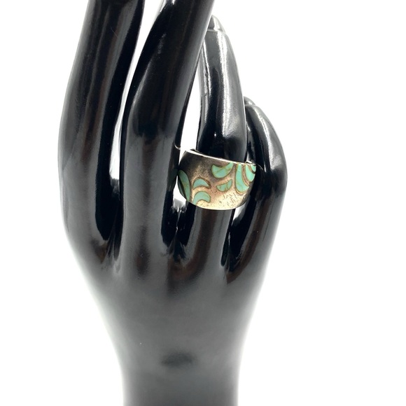 Torquoise & Sterling Silver Ring size 6.5